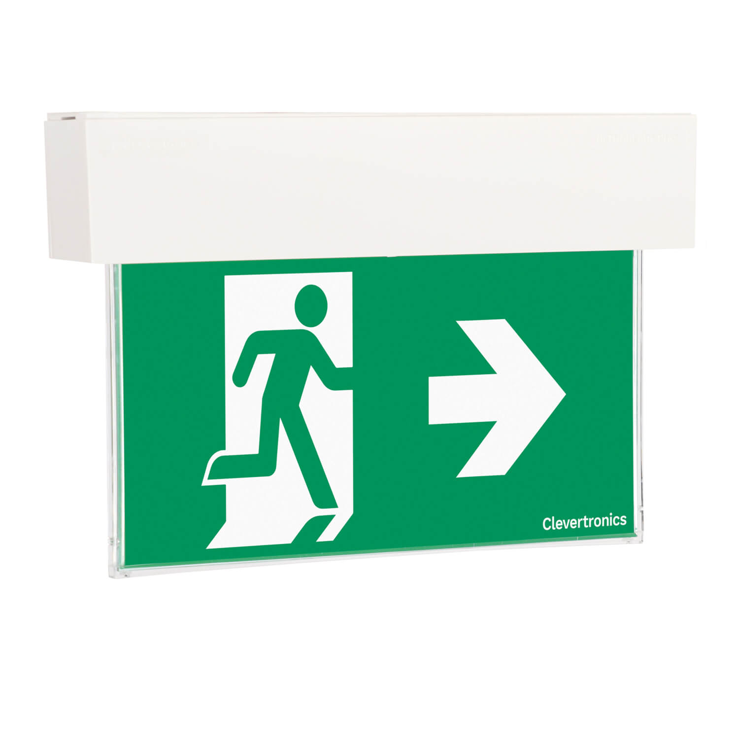 clevertronics emergency lighting exit light uk ultrablade surface